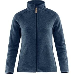 Fjallraven® (Women's XL) Övik Fleece Full-Zip Sweater in Navy - $160